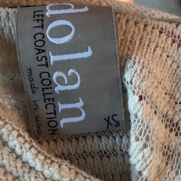 Anthropologie Dolan Piedra Cream Tunic Sheer Tank Women's Size XS - Picture 7 of 9